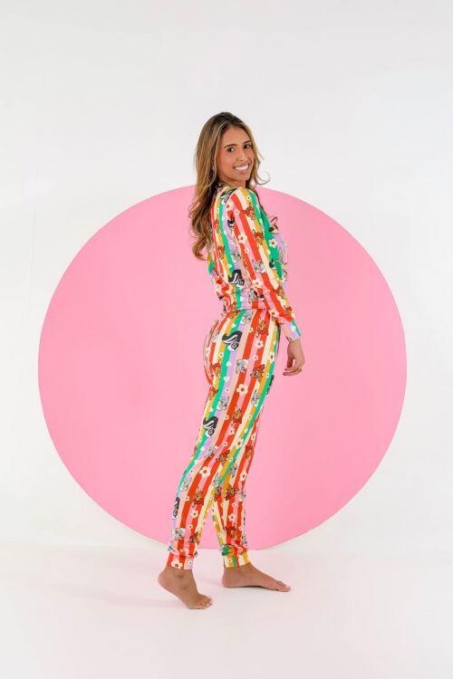 PIJAMA ADULTO FEMININO (SUEDE) PREMIUM- 615S - Imagem 3