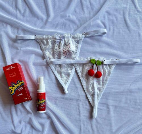 FIO DENTAL CEREJA (RENDADO) - Imagem 2