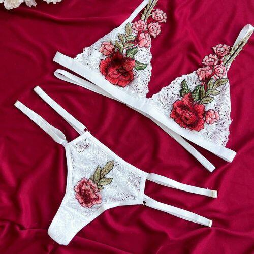 CONJUNTO SENSUAL LUXO COM APLIQUE - Imagem 4
