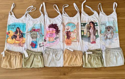 KIT 6 SHORT DOOL BEIJO (MALHA/CETIM) - Imagem 2