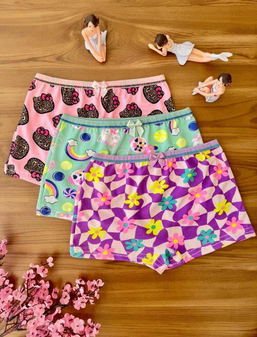 BOXER FEMININA INFANTIL MICROFIBRA 950 - Imagem 3