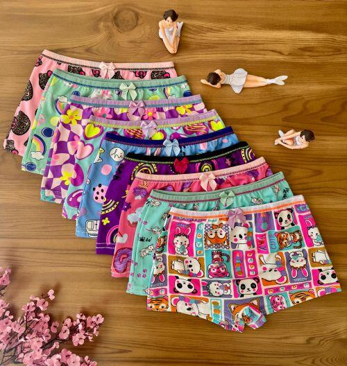 BOXER FEMININA INFANTIL MICROFIBRA 950 - Imagem 4
