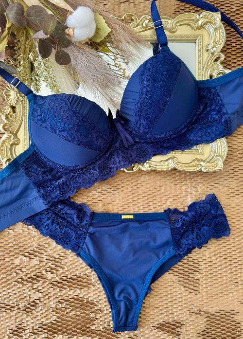 CONJUNTO MAVIE FIO DUPLO MICROFIBRA/RENDA 5043