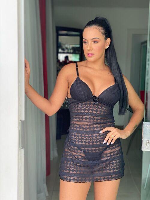 CAMISOLA BABADO RENDADA LUXO