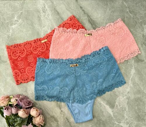 CINTA VANUZA COTTON COM RENDA DE LUXO - Imagem 2