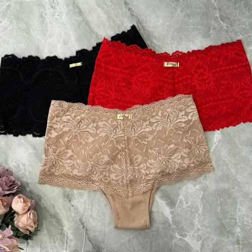 CINTA VANUZA COTTON COM RENDA DE LUXO