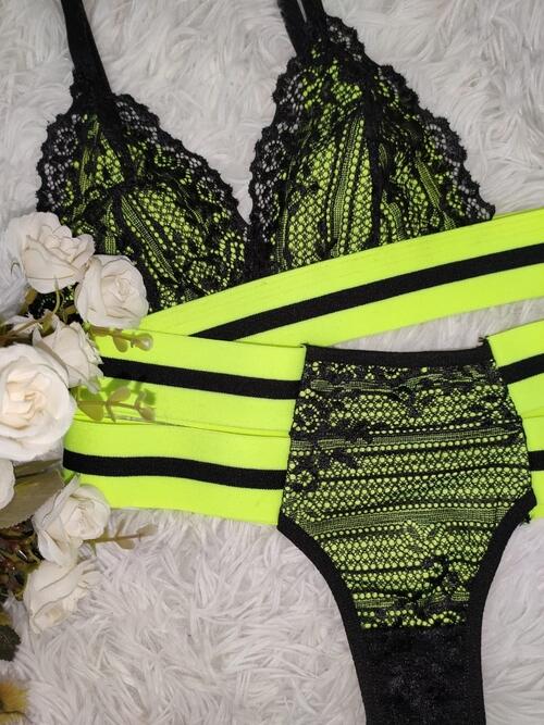 CONJUNTO BRITNEY 2 TIRAS NEON - Imagem 2