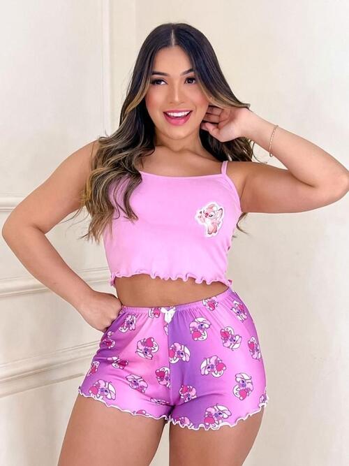 SHORT DOLL CROPPED BORDADO SUEDE