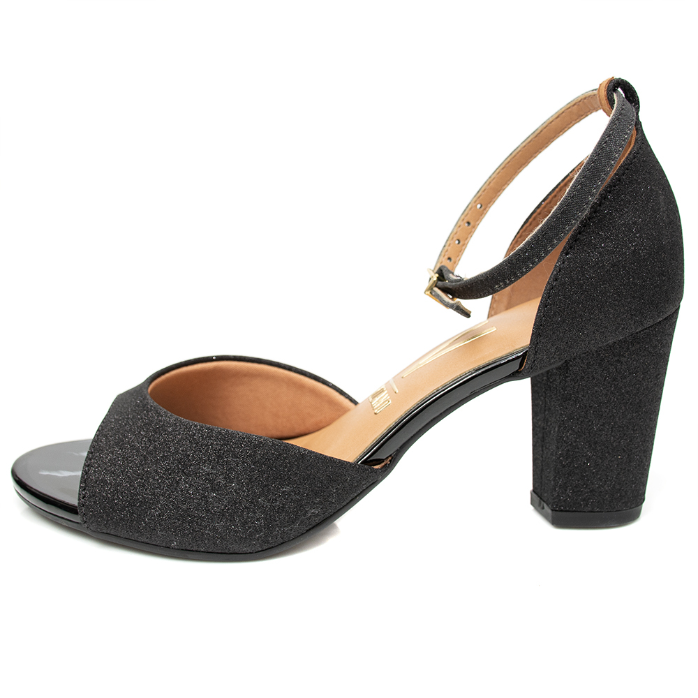 Comprar Sandália Vizzano Shine Paris Preto Loja de Calçados
