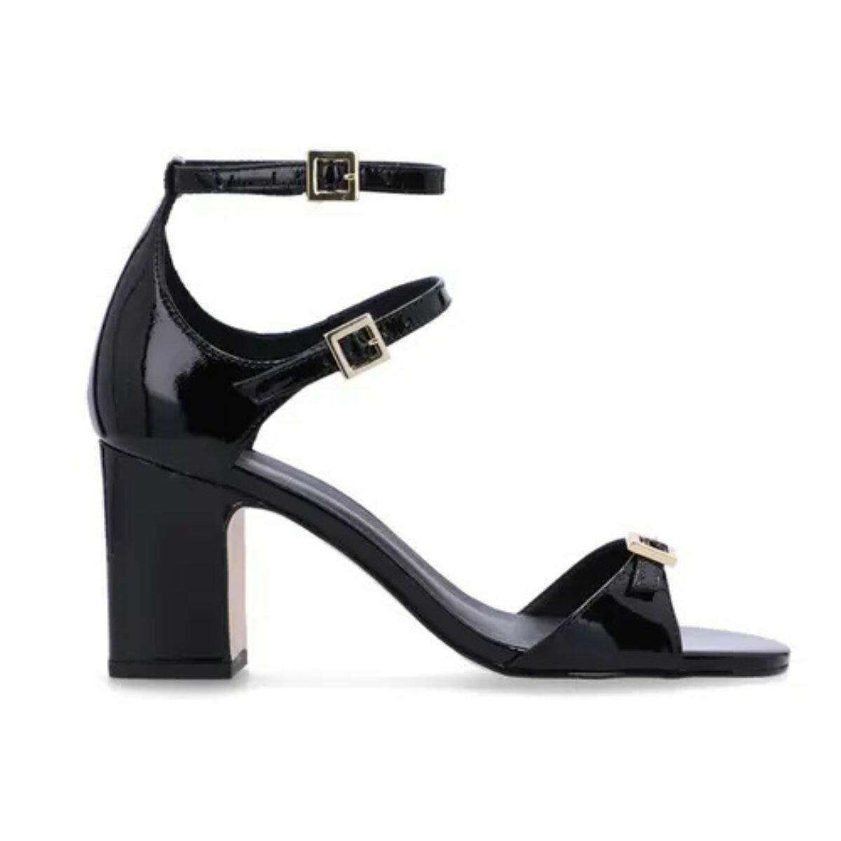 Salto Anabela Sandalia Feminina Rasteira Anabela Tratorada