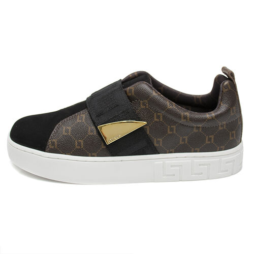 Slip On Luz da Lua Nobuck Monograma