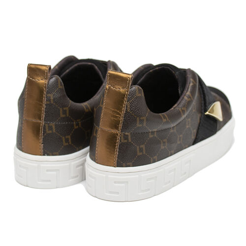 Slip On Luz da Lua Nobuck Monograma
