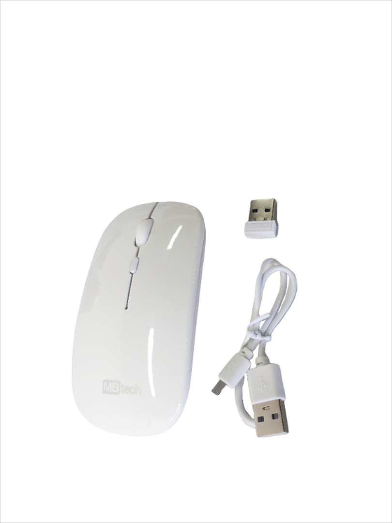 Comprar Mouse Óptico Sem Fio Recarregável MB54325 - 2400 DPI, LED