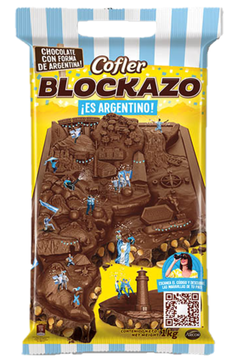 Comprar Bloco de Chocolate Cofler Blockazo -1 Kg de Chocolate