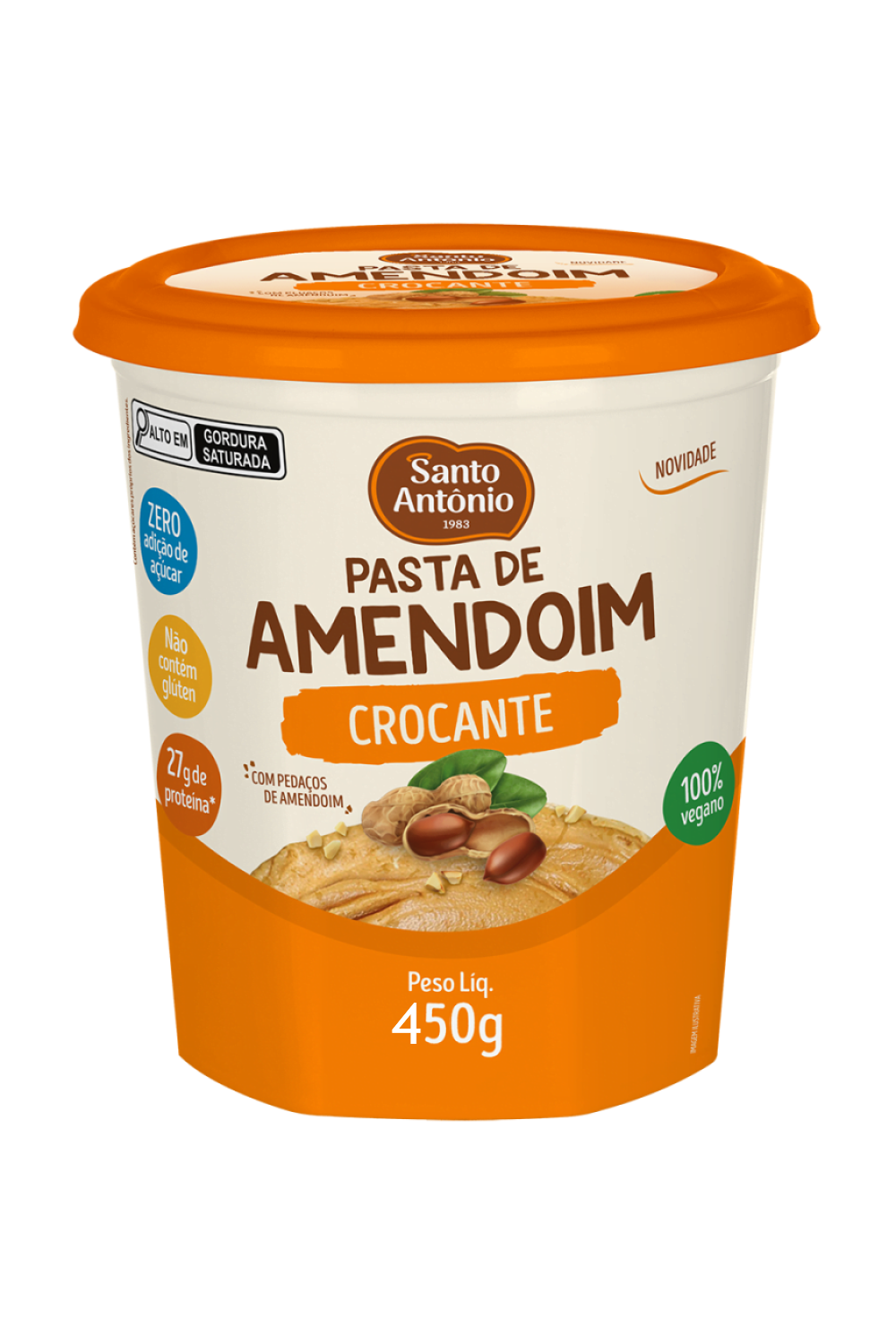 Pasta de Amendoim Crocante