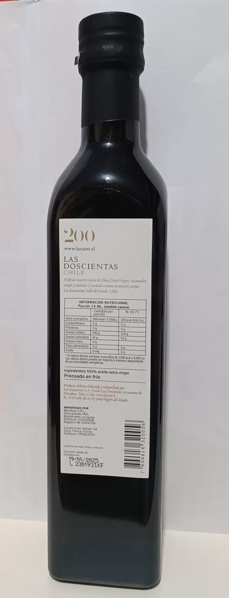 Comprar Azeite de Oliva Las Doscientas Blend Extra Virgem 500ml