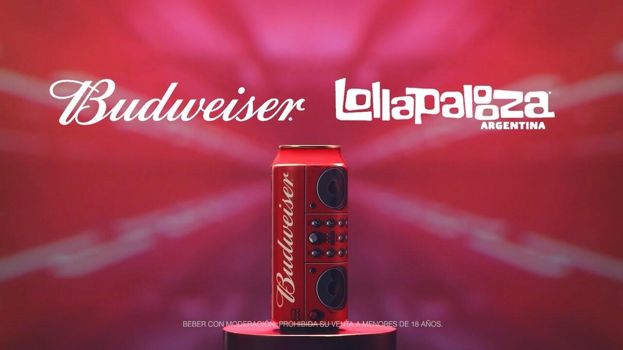 Comprar Cerveja Budweiser Music Lollapalooza Argentina 2024