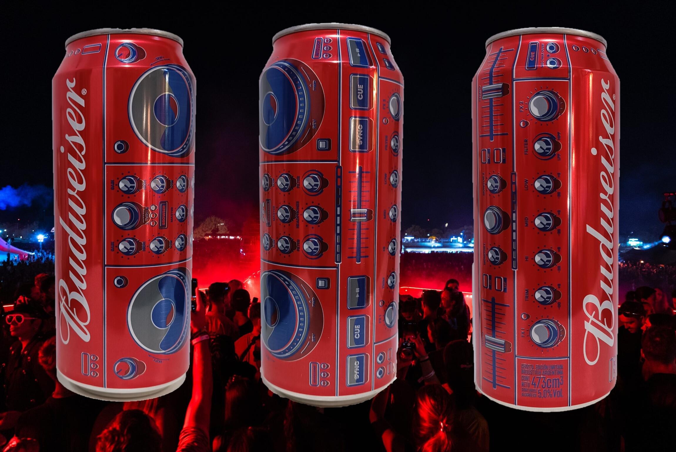 その他 TAKARA Musican Budweiser Peco-Peco Comprar Cerveja Budweiser Music Lollapalooza Argentina 2024