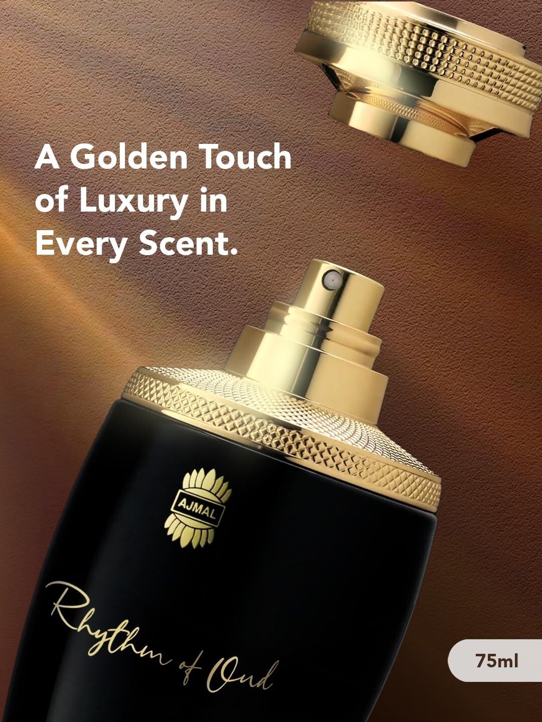Comprar Perfume Árabe Ajmal Rhythm of Oud - 75ml - Unissex