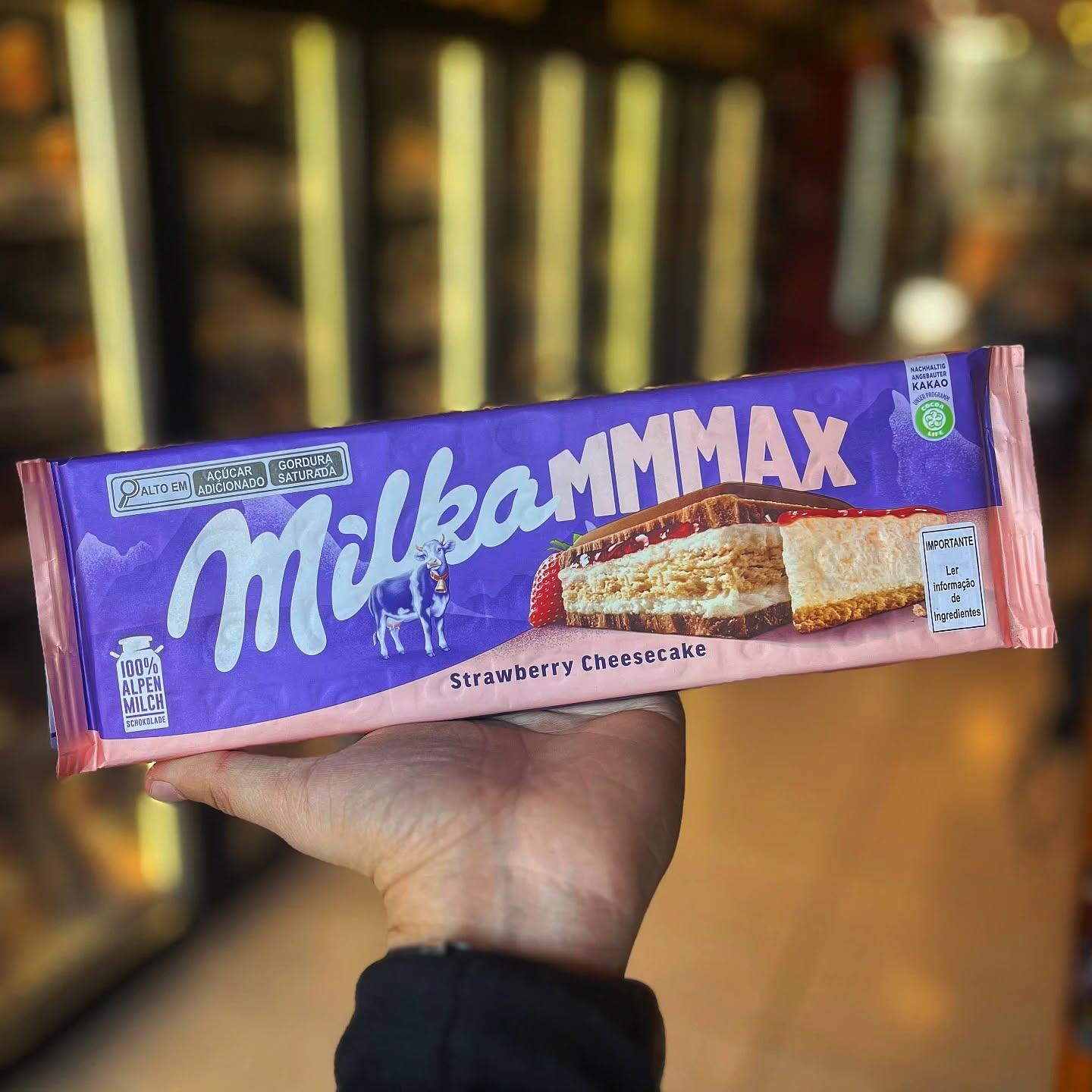 Comprar Chocolate Milka MMMAX Strawberry Cheesecake - 270gr