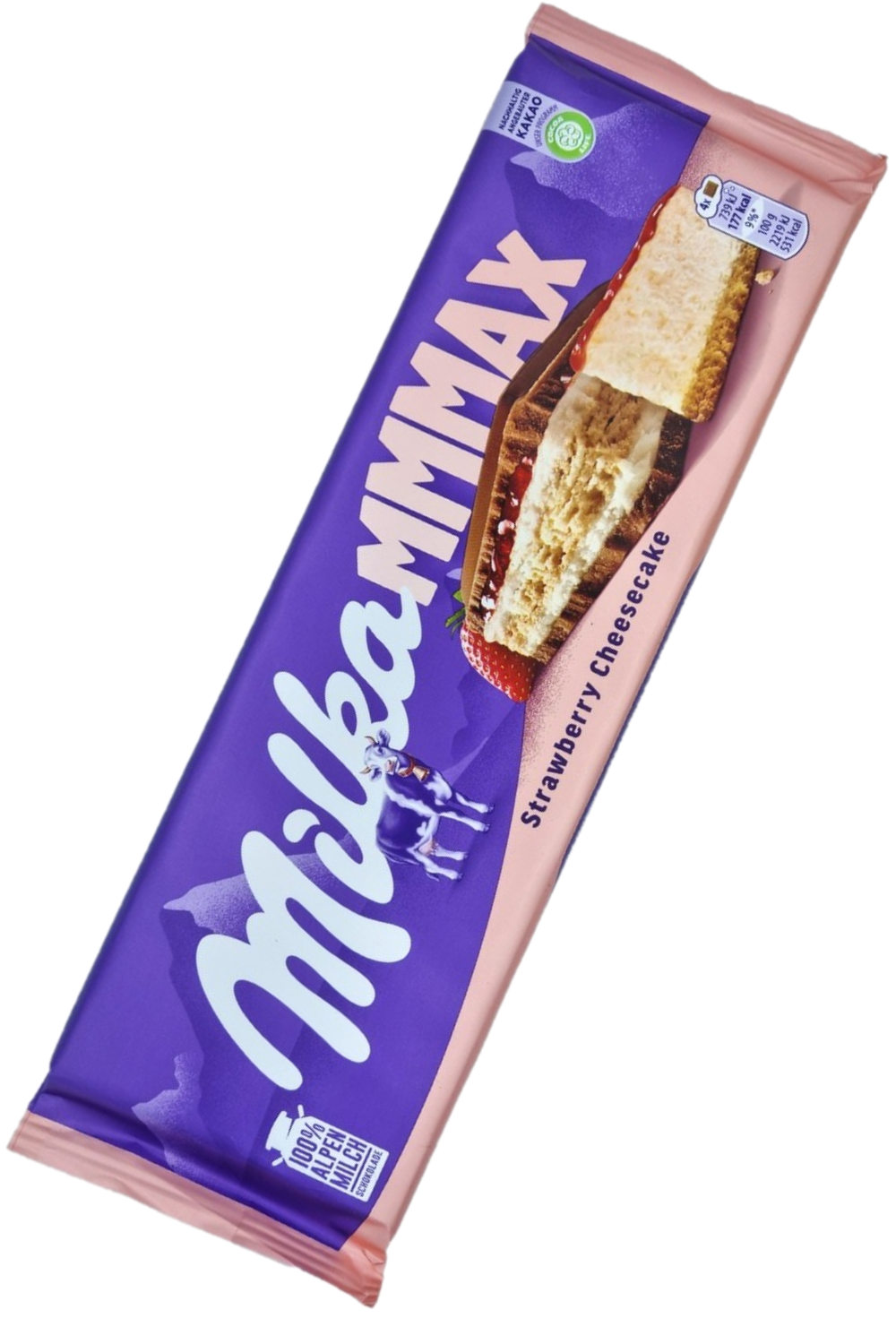 Comprar Chocolate Milka MMMAX Strawberry Cheesecake - 270gr Comprar Chocolate Milka MMMAX Strawberry Cheesecake - 270gr