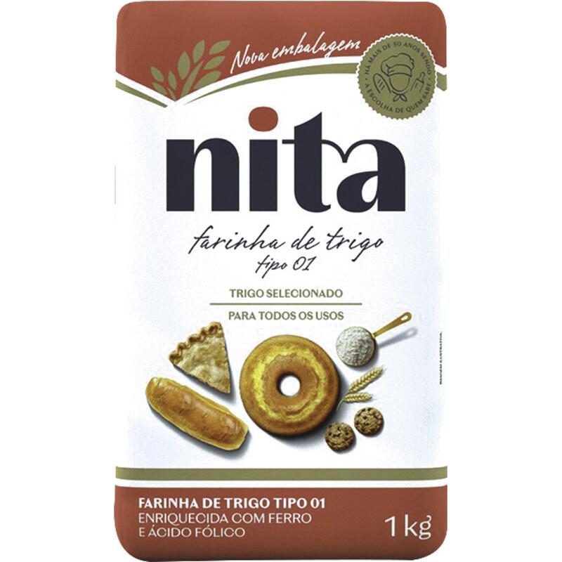 Comprar Farinha Trigo Nita Tipo 1 1kg Facily