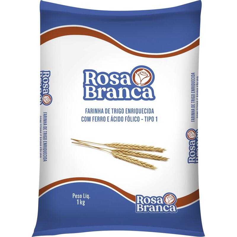 Comprar Farinha Trigo Rosa Branca Tipo 1 1kg Facily