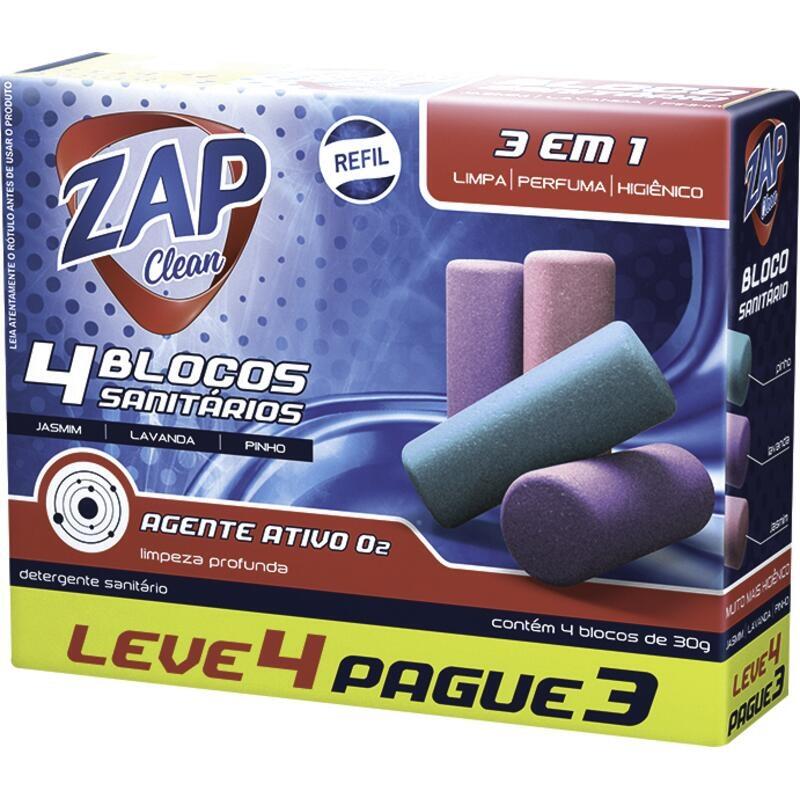 Comprar PACK 3x DESODORIZADOR SANITARIA ZAP CLEAN L4P3