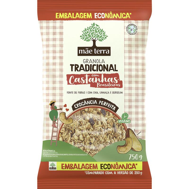 Comprar GRANOLA MAE TERRA CAST.BRASILEIRAS 750G - R$33,06