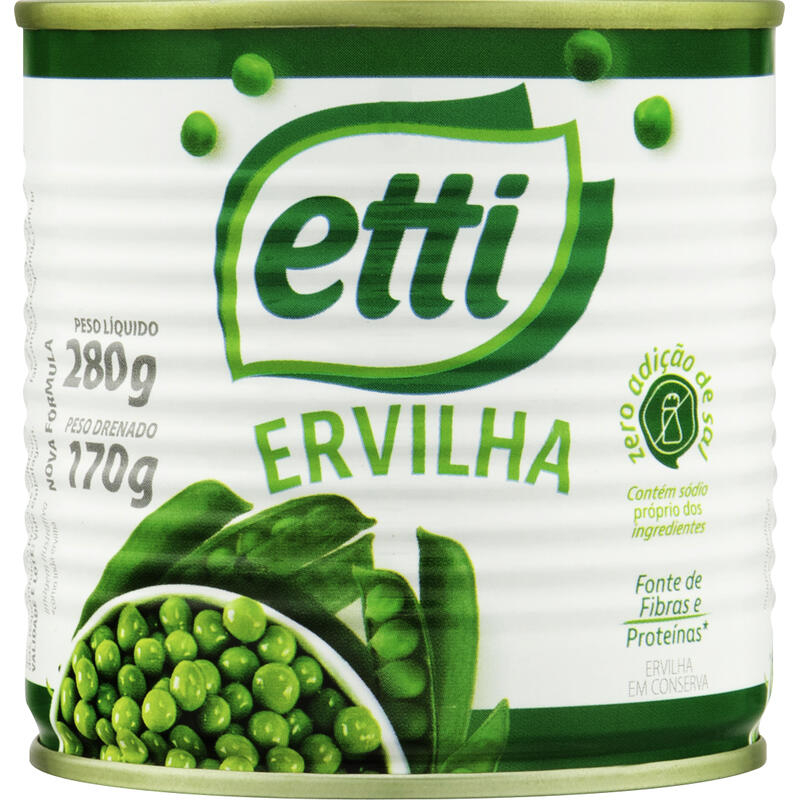 Comprar ERVILHA ETTI LATA 170G - R$3,10