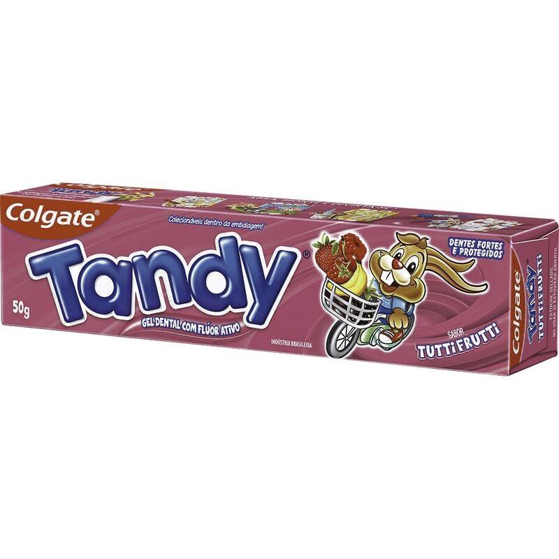 Comprar CREME DENTAL TANDY TUTTI FRUTTI 50G - R$6,31 - Facily
