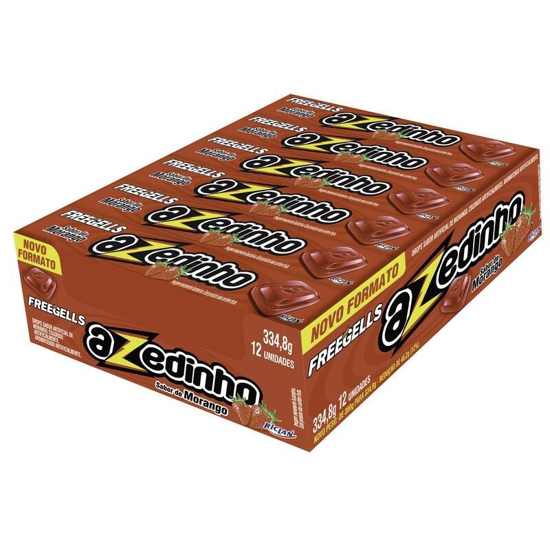 Comprar DROPS FREEGELLS AZEDINHO MORANGO 12UND - R$10,69 - Facily