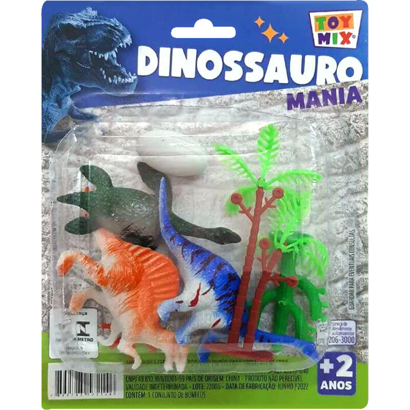 Comprar CONJUNTO TOYMIX DINOSSAURO SORT.COM 6PCS 1UND - R$10,59