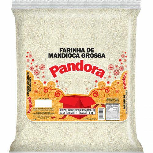 Comprar FARINHA MANDIOCA PANDORA GROSSA 5KG - R$35,20