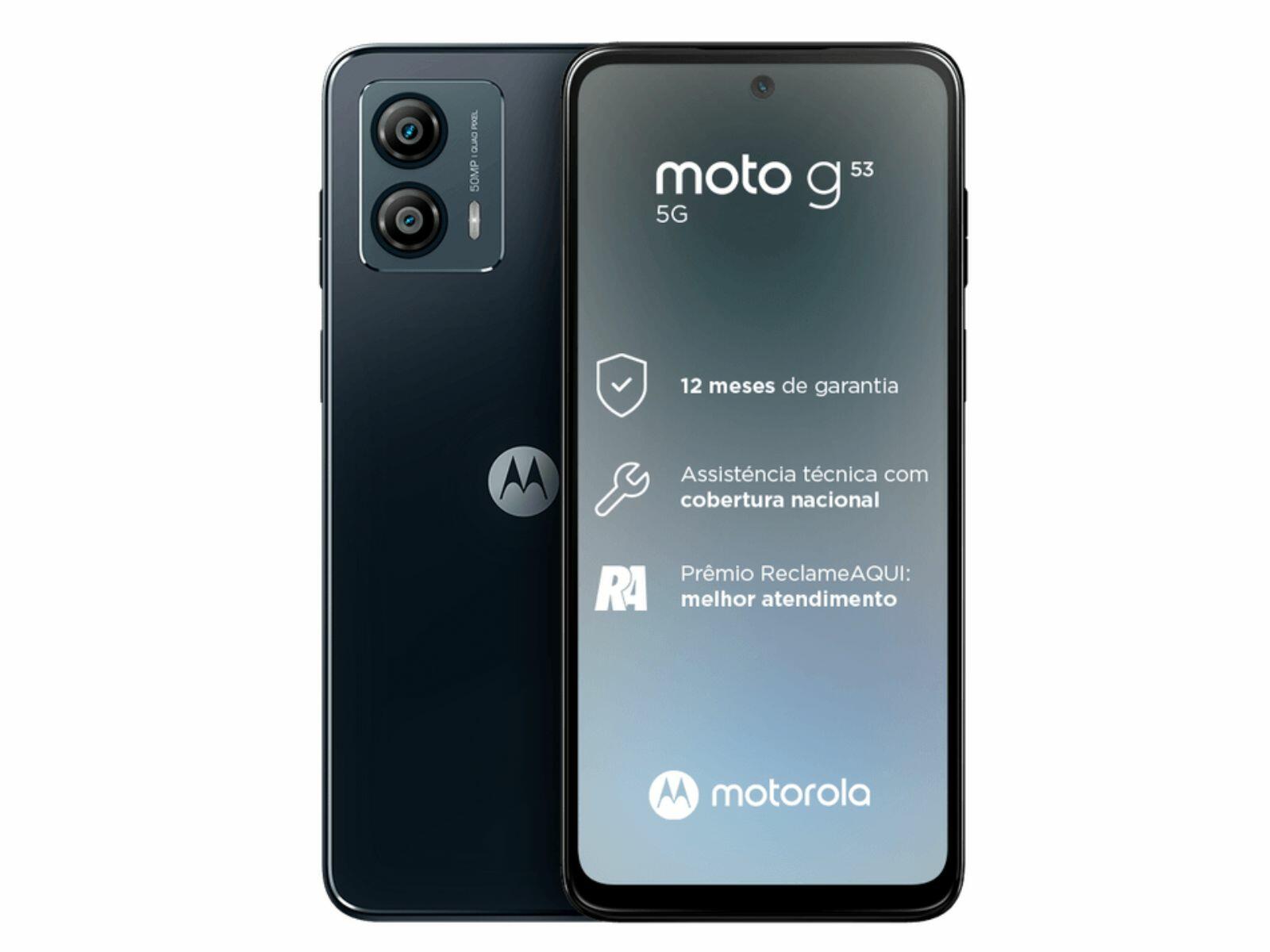 Motorola Moto G53 128 GB Preto - Excelente - Comprar na Cellular