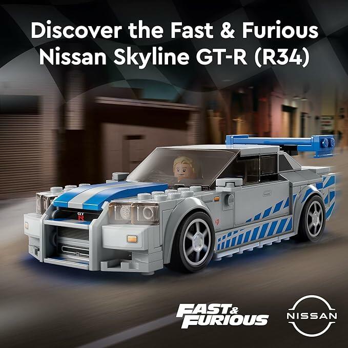 Comprar NISSAN SKYLINE GT-R (R34) DE 2 FAST 2 FURIOUS - LEGO - a