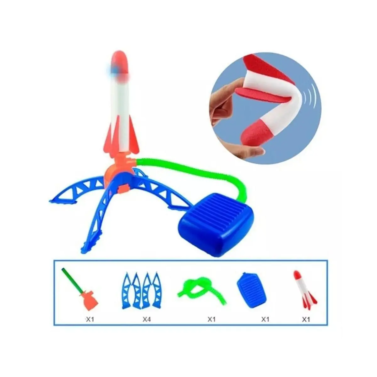 Comprar BRINQUEDO LANÇADOR RADICAL DE PEDAL FOGUETE - ZOOP TOYS