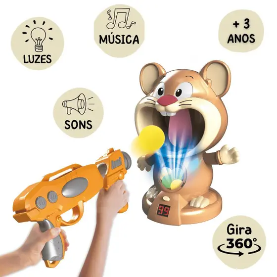 Comprar MIRA CERTA ANIMAL RATO - ZOOP TOYS - a partir de R$164,12