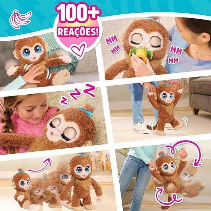 Comprar PELÚCIA INTERATIVA AMENDOIM O MACACO BRINCALHÃO - FUR REAL