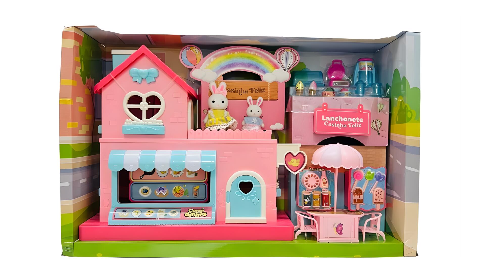 美品✨ファイバーハウス✨TOY SHOP✨ Comprar CASINHA FELIZ LANCHONETE - ZOOP TOYS - a partir de R$192,61