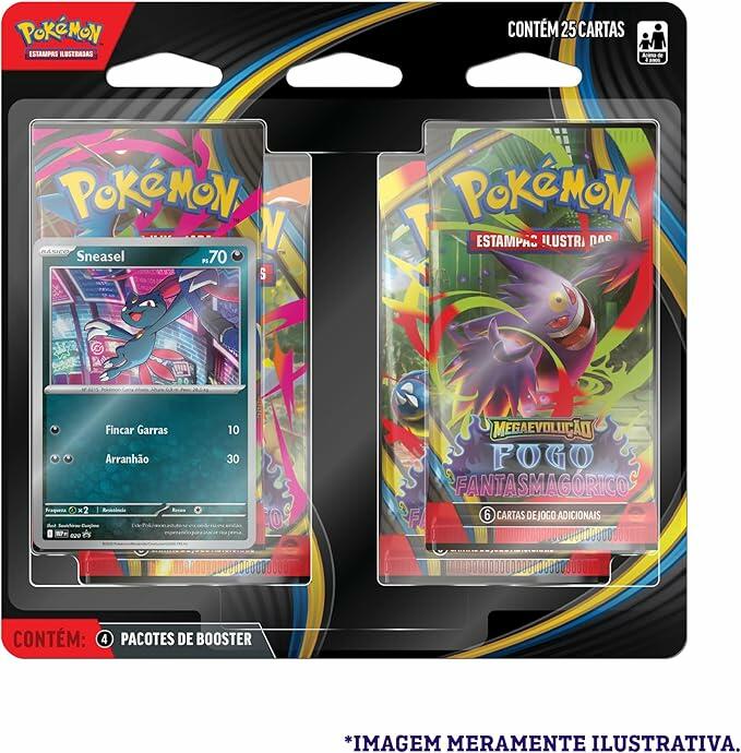 Comprar POKEMON ME02 BLISTER QUADRUPLO FANTASMAGORICO SNEASEL E