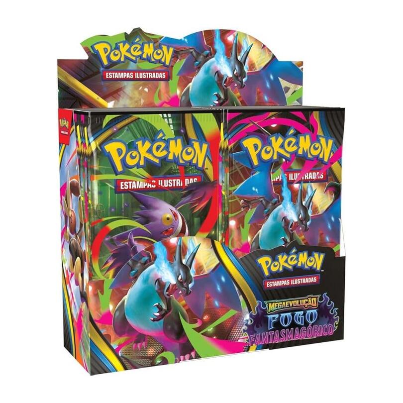 Comprar POKEMON TCG DISPLAY CONJUNTO 36 BOOSTERS - FOGO FANTASMAGRICO -  COPAG - a partir de R$357,11