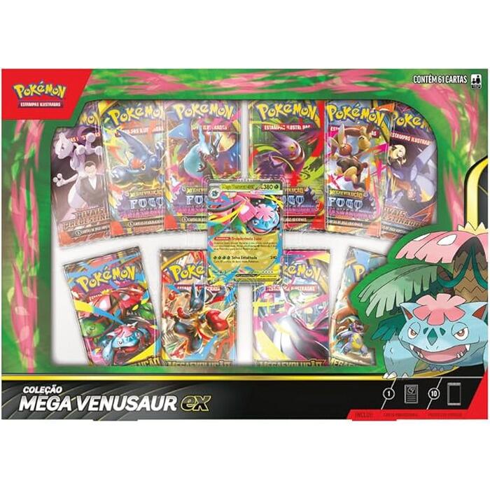 Comprar POKÉMON TCG - PREMIUM BOX MEGA VENUSAUR EX - COPAG - a