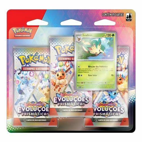 Comprar POKEMON TCG - BLISTER TRIPLO - EVOLUÇÕES PRISMÁTICAS