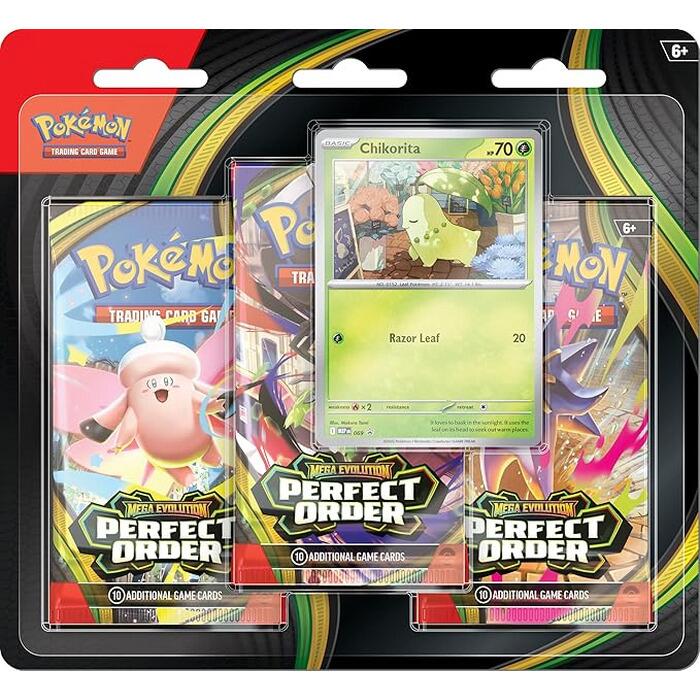 【未開封・海外限定】ポケモンカード Perfect Order 3パックセット Comprar POKEMON TCG EM INGLES - ME03 PERFECT ORDER 3 PACK BLISTER