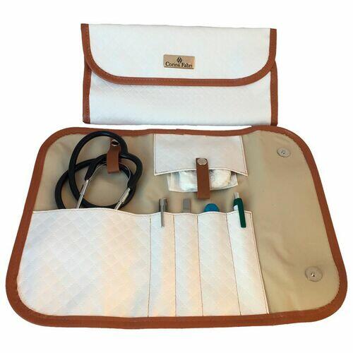 Kit Organizador em Vinil Matelassê Branco