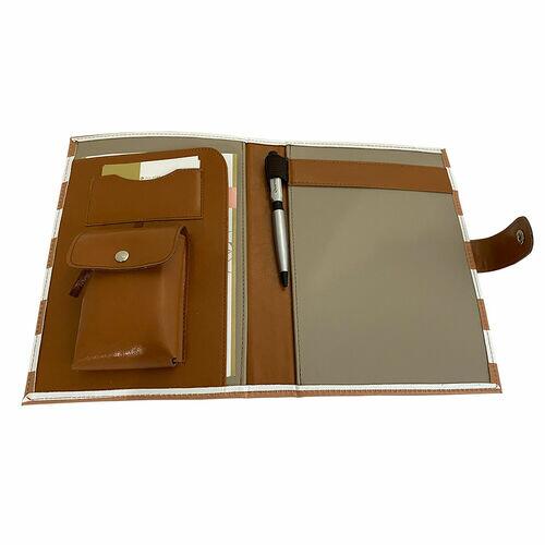 Super Kit Organizador em Vinil Listado Caramelo