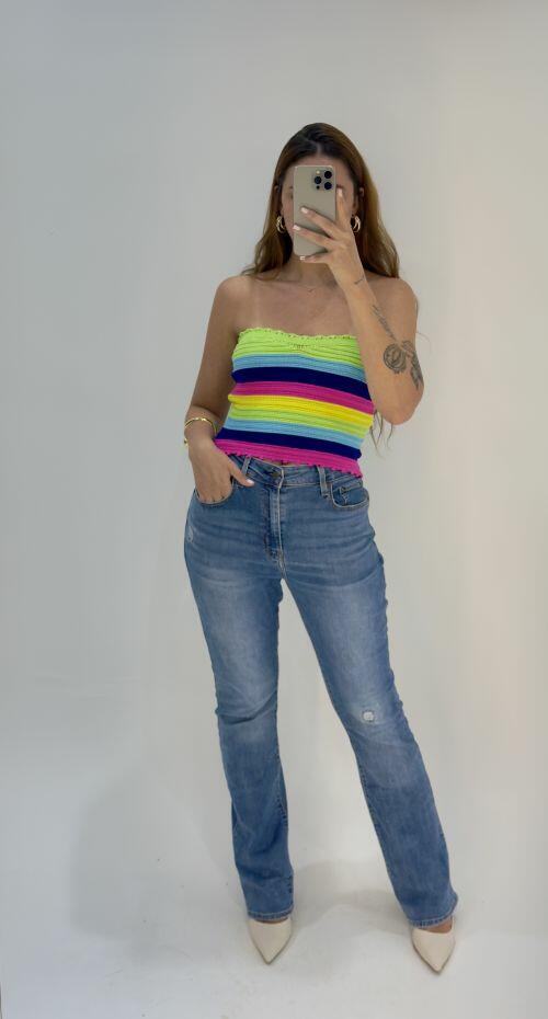 トップス Mallion vintage top Comprar Top Virginia - colorido modal