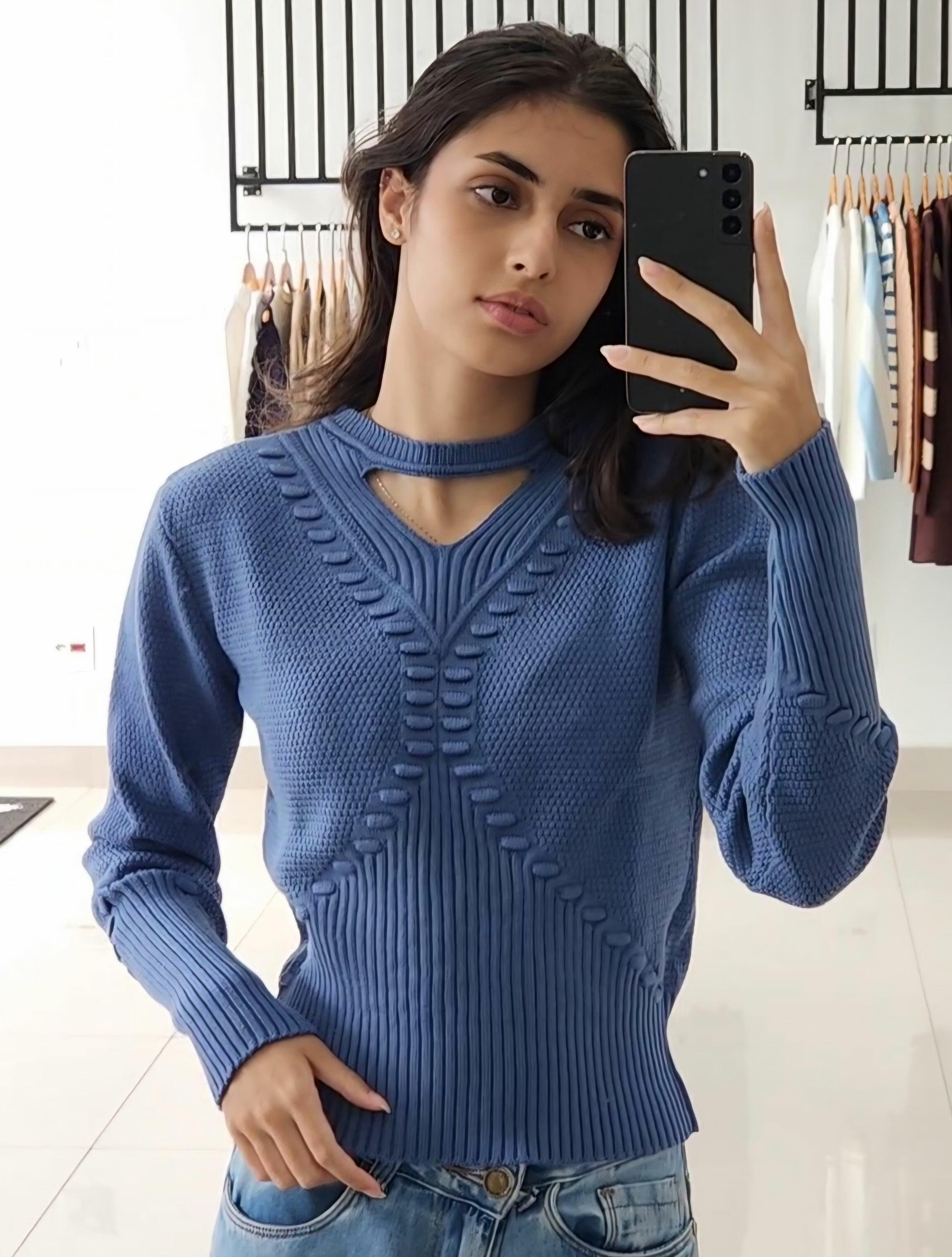 Comprar CROPPED TRICOT IARA - VIEIRA MALHAS - a partir de R$105,75