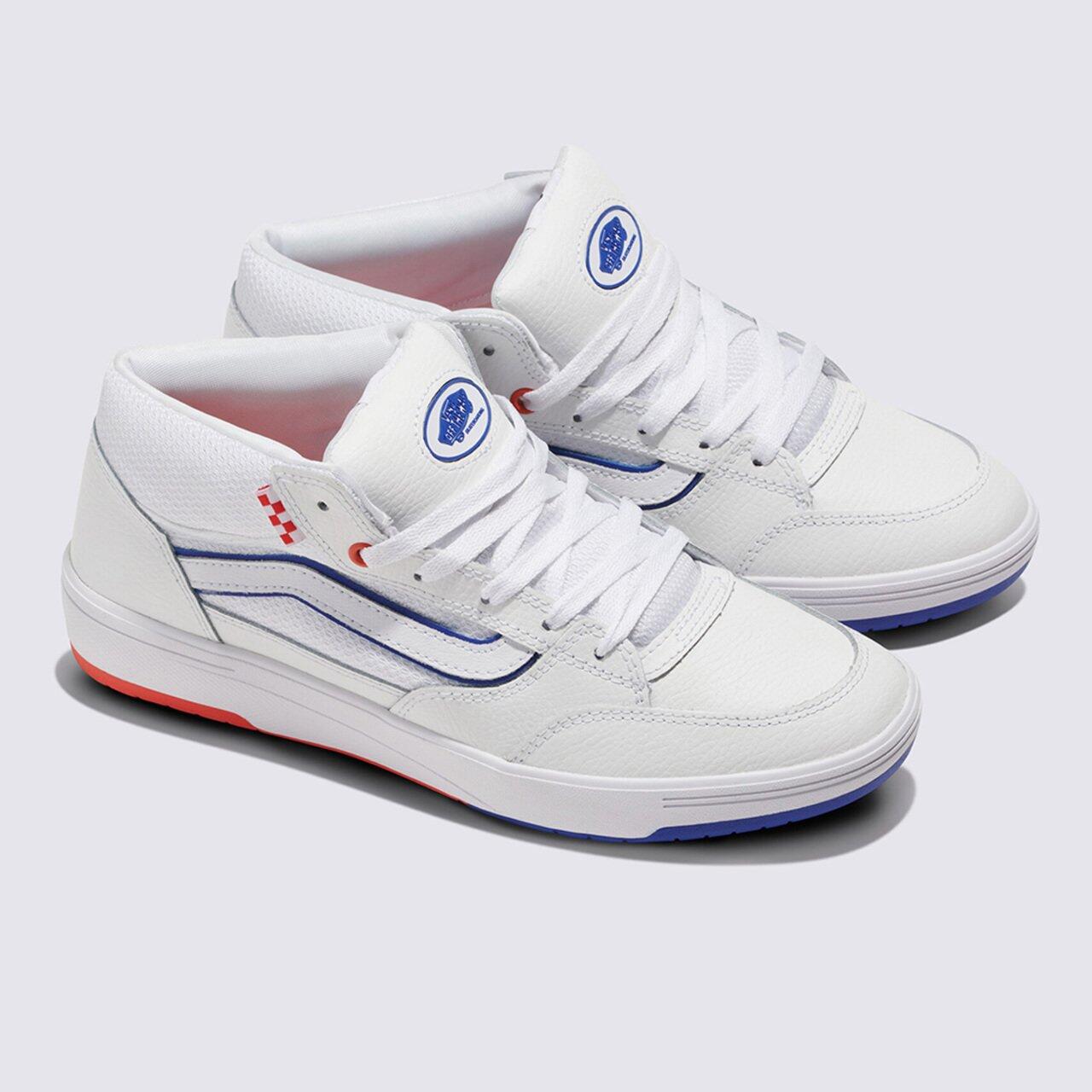 Comprar Tênis Skate Zahba Mid Athletic White Vans - Crowd